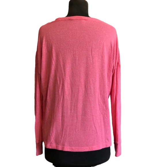 Pink Soft Serve Clothing ‘Lounge Life’ Long Sleeved Top, Size Large - Picture 2 of 7